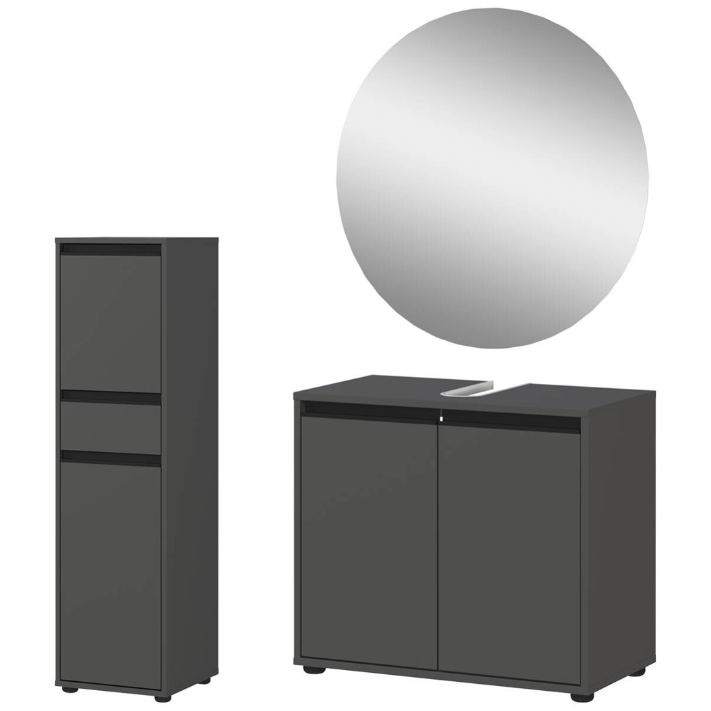 Badezimmer-Set 9943-547
Graphit B/H/T: ca. 108x200x34 cm