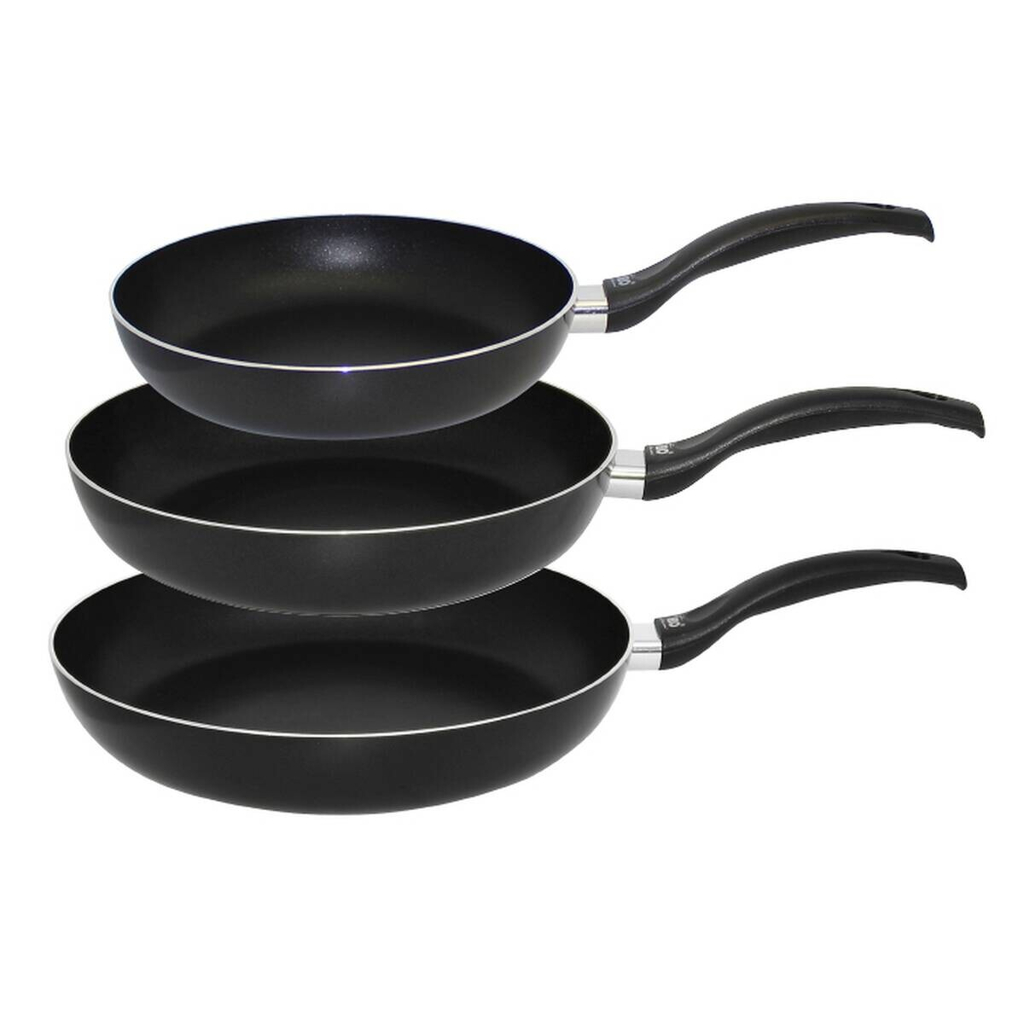 POCO Pfannenset Ducto schwarz Aluminium 3 tlg