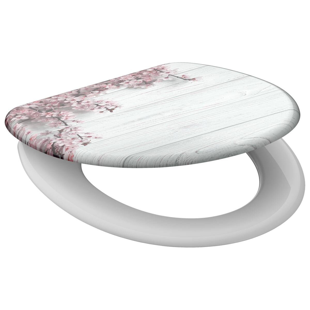 Eisl WC-Sitz Flower&Wood MDF