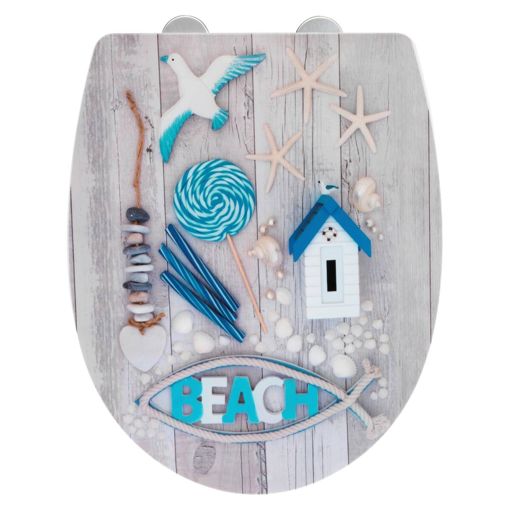 WENKO WC-Sitz Beach Thermoplast
