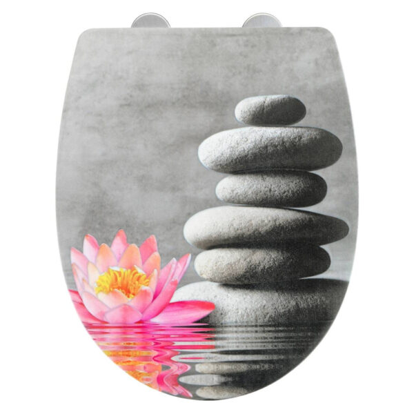 WENKO WC-Sitz Water Lily Thermoplast WENKO WC-Sitz Water Lily Thermoplast