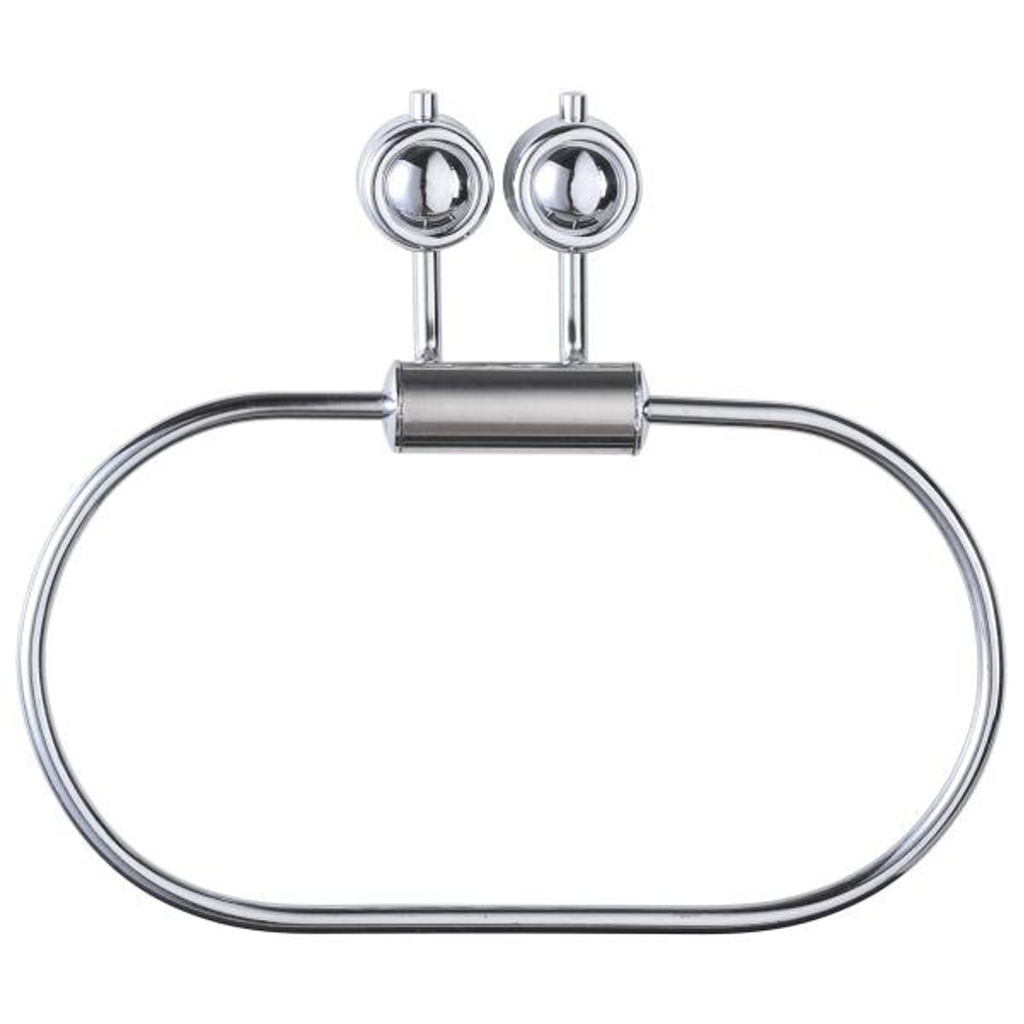 Axentia Handtuchring silber Eisen B/H/L: ca. 19x15x4,5 cm