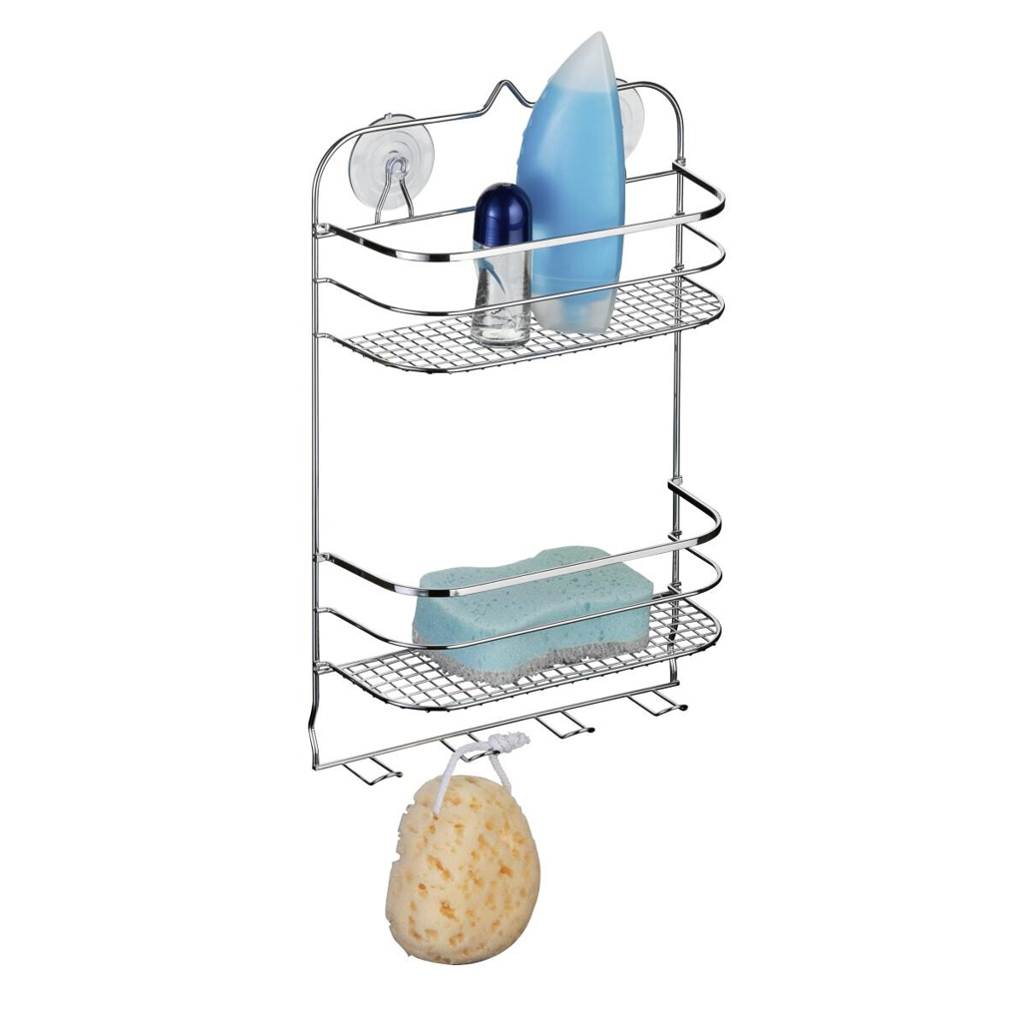 Axentia Badregal silber Eisen B/H/L: ca. 29,5x46x11 cm