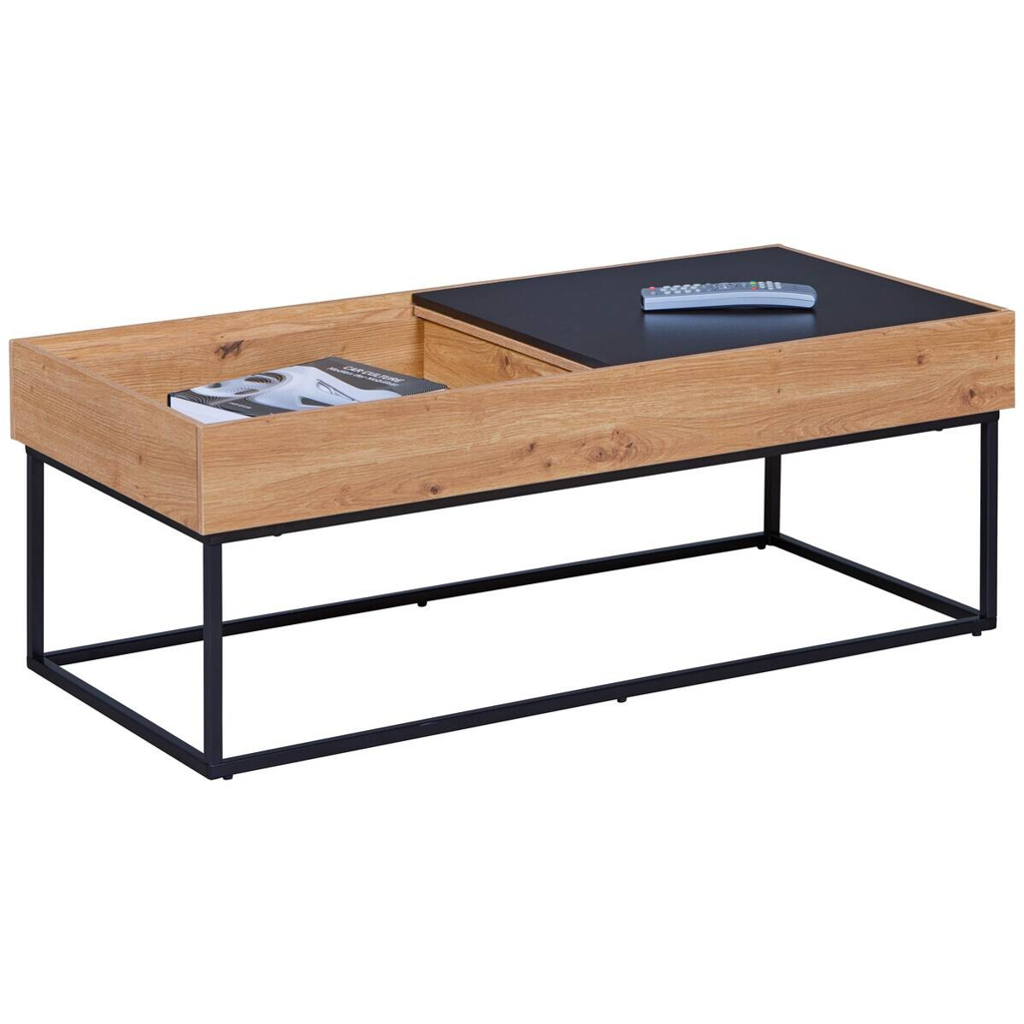 Inter Link Couchtisch Filora Eiche beschichtet Optik B/H/L: ca. 50x40x110 cm
