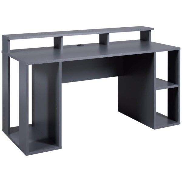 Inter Link Schreibtisch Match Point anthrazit beschichtet Nachbildung B/H/L: ca. 91x76,5x160 cm