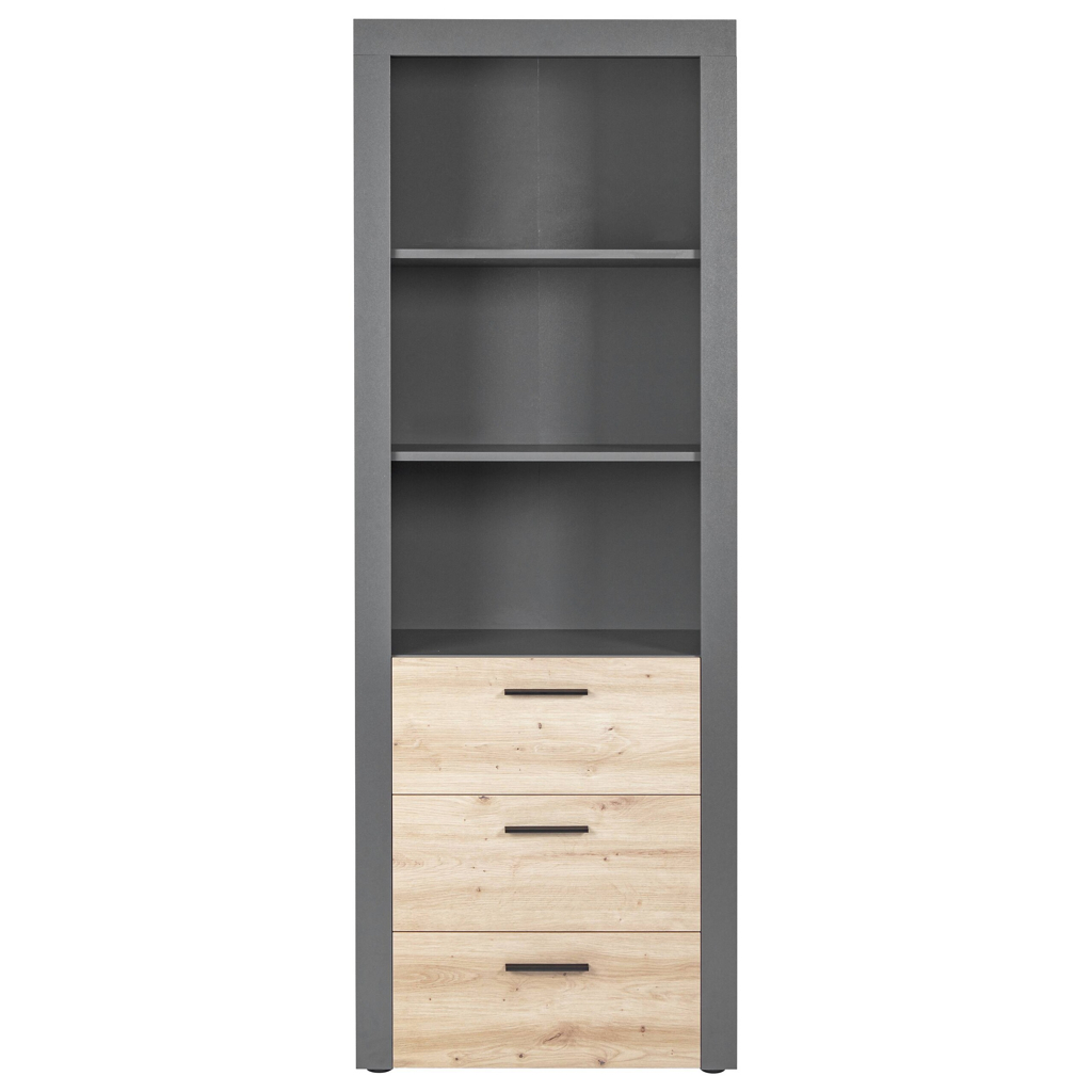 Inter Link Regal Cobeto Eiche Artisan Nachbildung B/H/T: ca. 68,6x190x41,6 cm