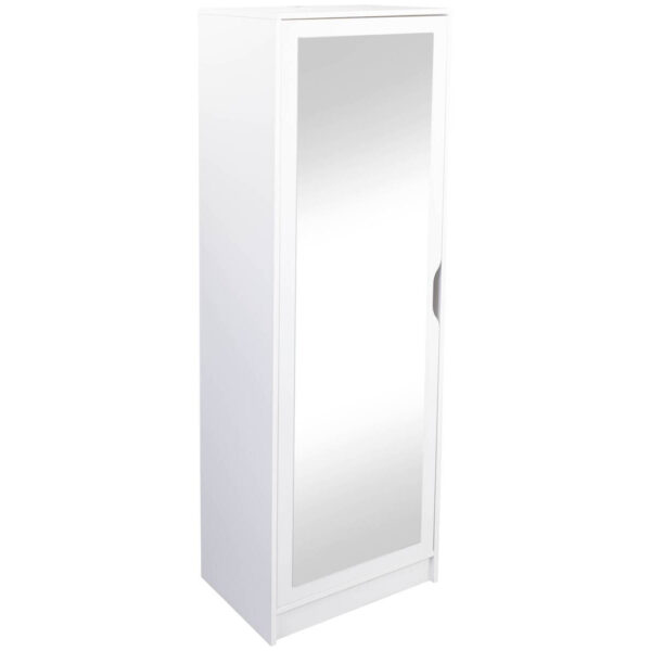 Inter Link Schuhschrank Westphalen 1D weiß beschichtet Nachbildung B/H/L: ca. 40x189,5x58 cm