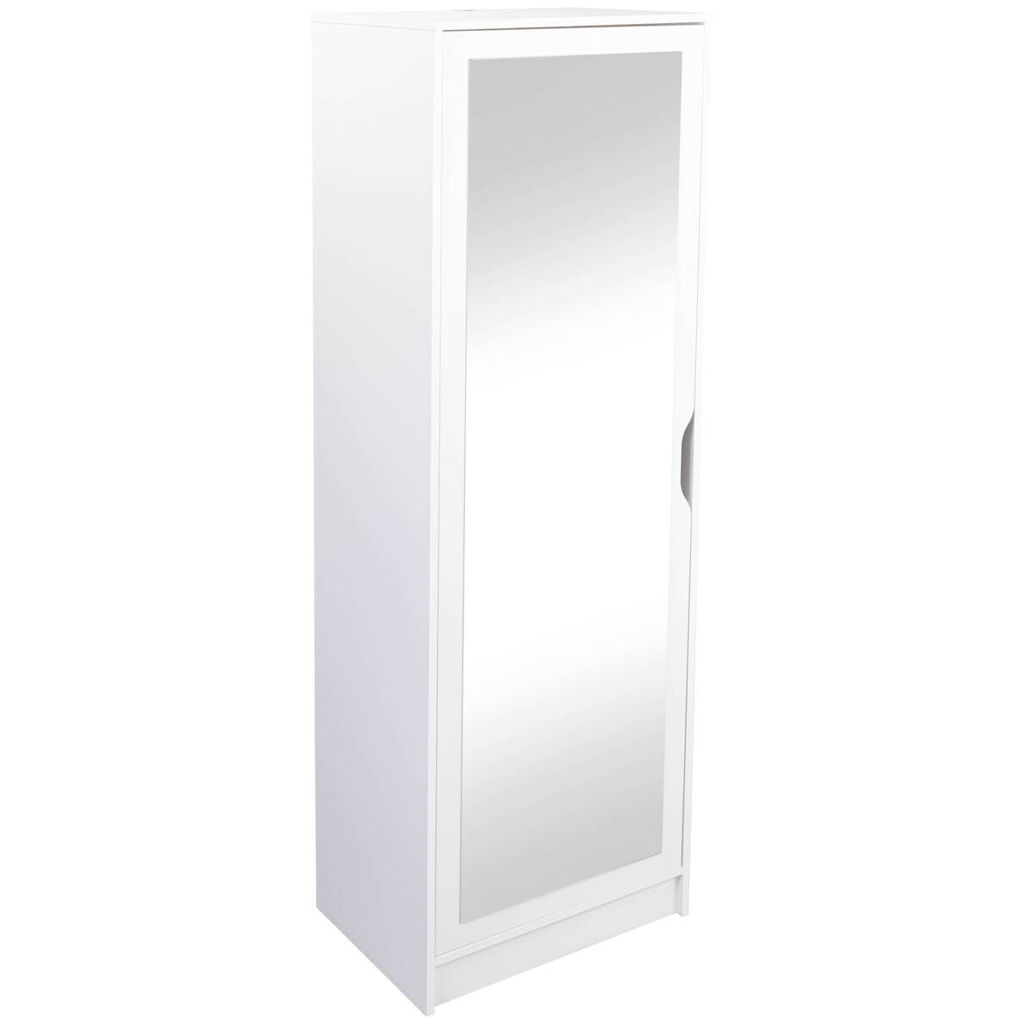 Inter Link Schuhschrank Westphalen 1D weiß beschichtet Nachbildung B/H/L: ca. 40x189,5x58 cm