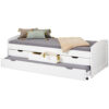 POCO Funktionsbett Ulli weiß Liegefläche B/L: ca. 90x200 cm
