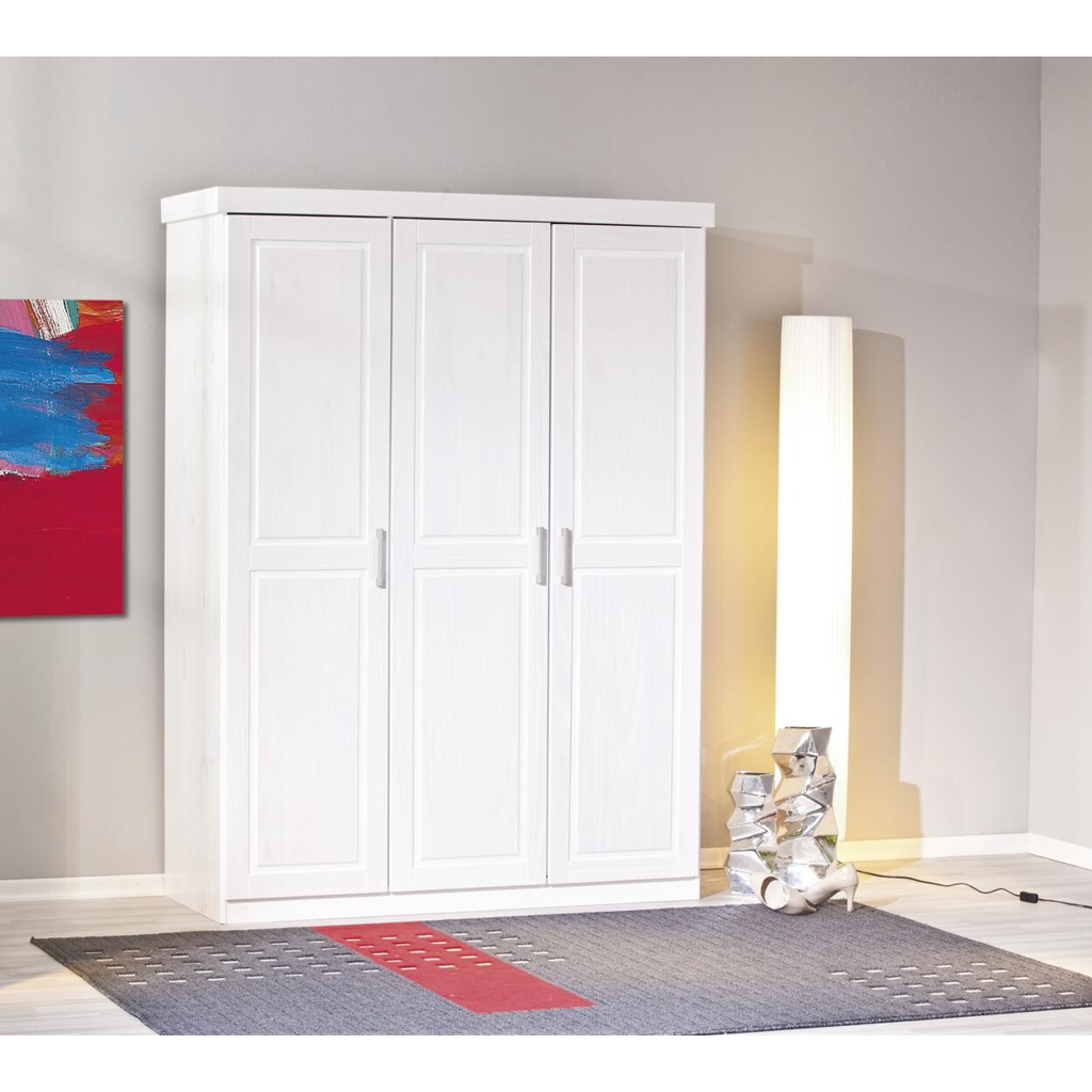 Inter Link Kleiderschrank Magnus weiß B/H/T: ca. 140x190x55 cm