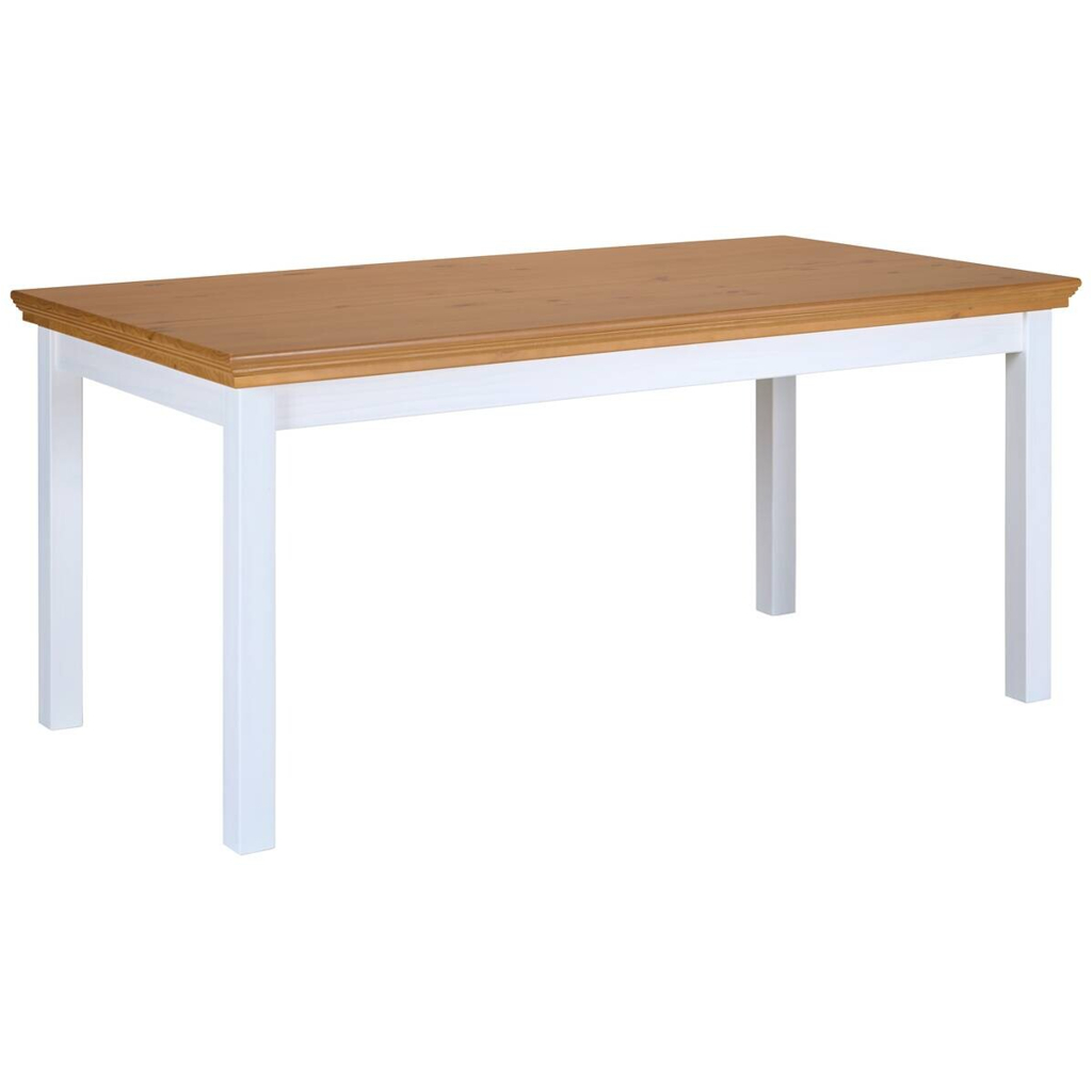 Inter Link Esstisch Maluno weiß lackiert lackiert B/H/L: ca. 90x76x166,4 cm