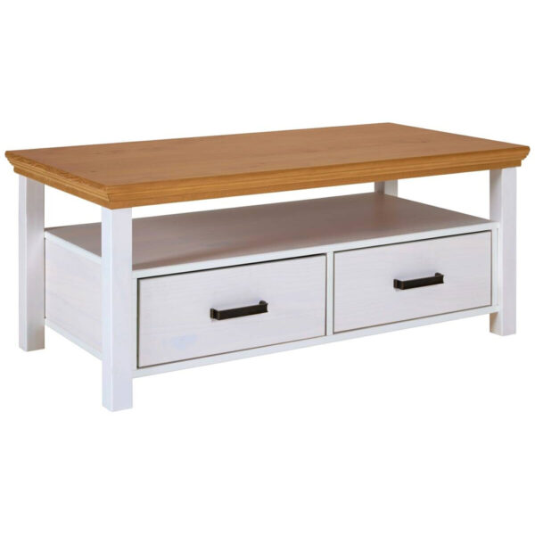 Inter Link Couchtisch Maluno weiß lackiert B/H/L: ca. 60x48,8x119,4 cm Inter Link Couchtisch Maluno weiß lackiert B/H/L: ca. 60x48,8x119,4 cm