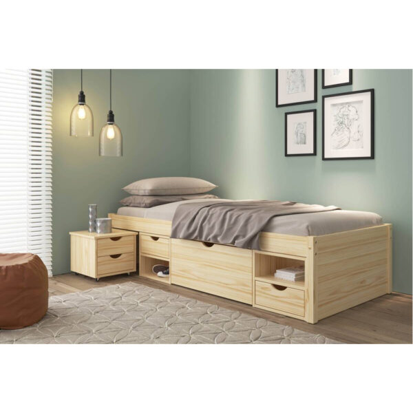 Inter Link Funktionsbett Claas natur Liegefläche B/L: ca. 90x200 cm