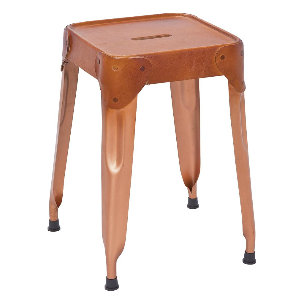 Inter Link Hocker Reema Kupfer Metall B/H/T: ca. 35x45x35 cm