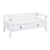 Inter Link Couchtisch Provence weiß lackiert B/H/T: ca. 115x45x60 cm Inter Link Couchtisch Provence weiß lackiert B/H/T: ca. 115x45x60 cm