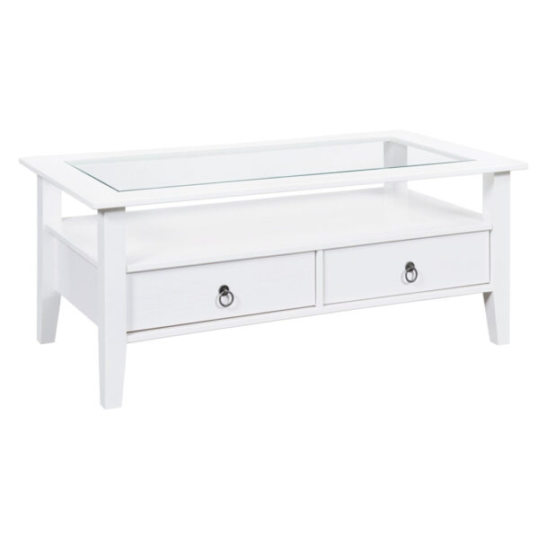 Inter Link Couchtisch Provence weiß lackiert B/H/T: ca. 115x45x60 cm