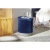 Inter Link Hocker Osane blau MDF Samtoptik B/H/T: ca. 38x43x33 cm Inter Link Hocker Osane blau MDF Samtoptik B/H/T: ca. 38x43x33 cm