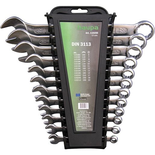 Haupa MAULRINGSCHLÜSSELSATZ 12TEILIG / HAUPA 110250