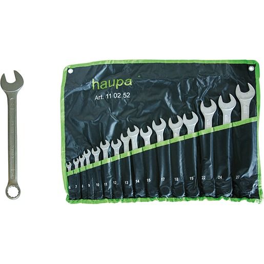 Haupa MAULRINGSCHLÜSSELSATZ 16TEILIG / HAUPA 110252