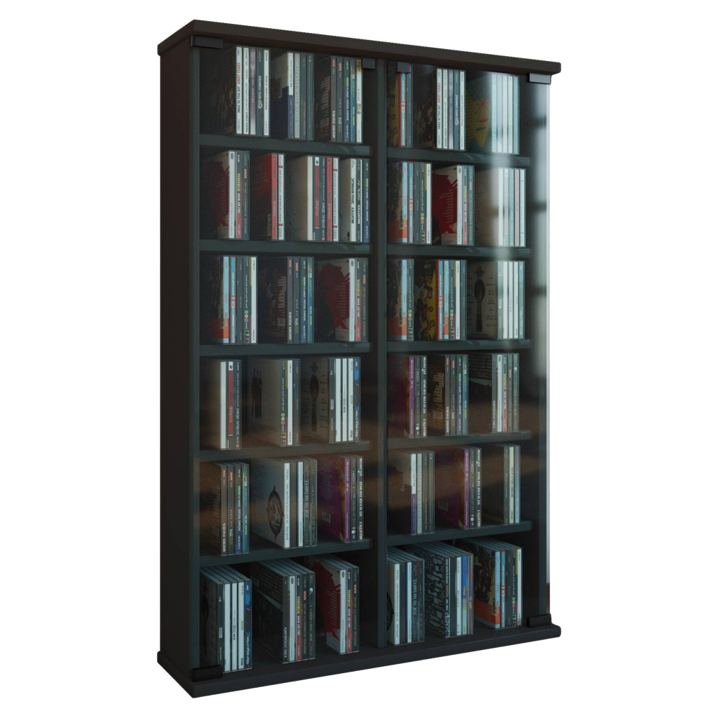 VCM Möbel Regal Roma schwarz Holzwerkstoff B/H/T: ca. 60x91,5x18 cm