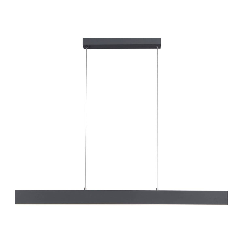 Paul Neuhaus LED-Pendelleuchte NILA 2548-13
anthrazit weiß Kunststoff Metall B/H/T: ca. 121x120x6 cm 2 Brennstellen