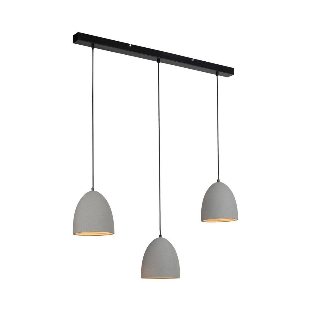 Paul Neuhaus Pendelleuchte ETON 2233-22
grau Beton Eisen B/H/D: ca. 21x120x100 cm E27 3 Brennstellen