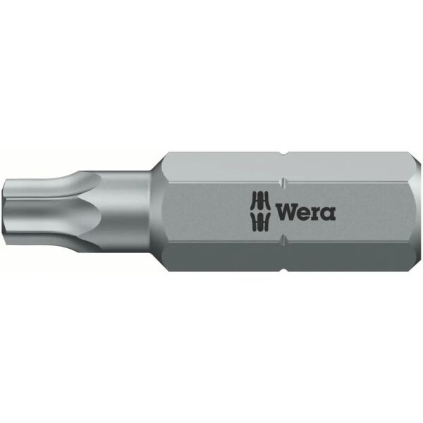 4013288015860-1 WERA Bit – Einsatz 867/1Z BO 1/4 sechskantTX 15/25 mm Torx® mit Bohrung