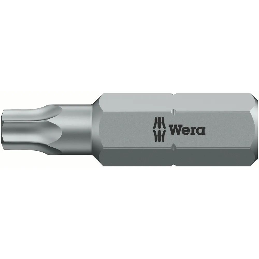 WERA Bit – Einsatz 867/1Z BO 1/4 sechskantTX 15/25 mm Torx® mit Bohrung