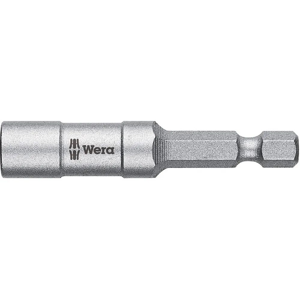 WERA Universal Bithalter 890/4/1 mit Sprengring 1/4sechskant Länge 57 mm