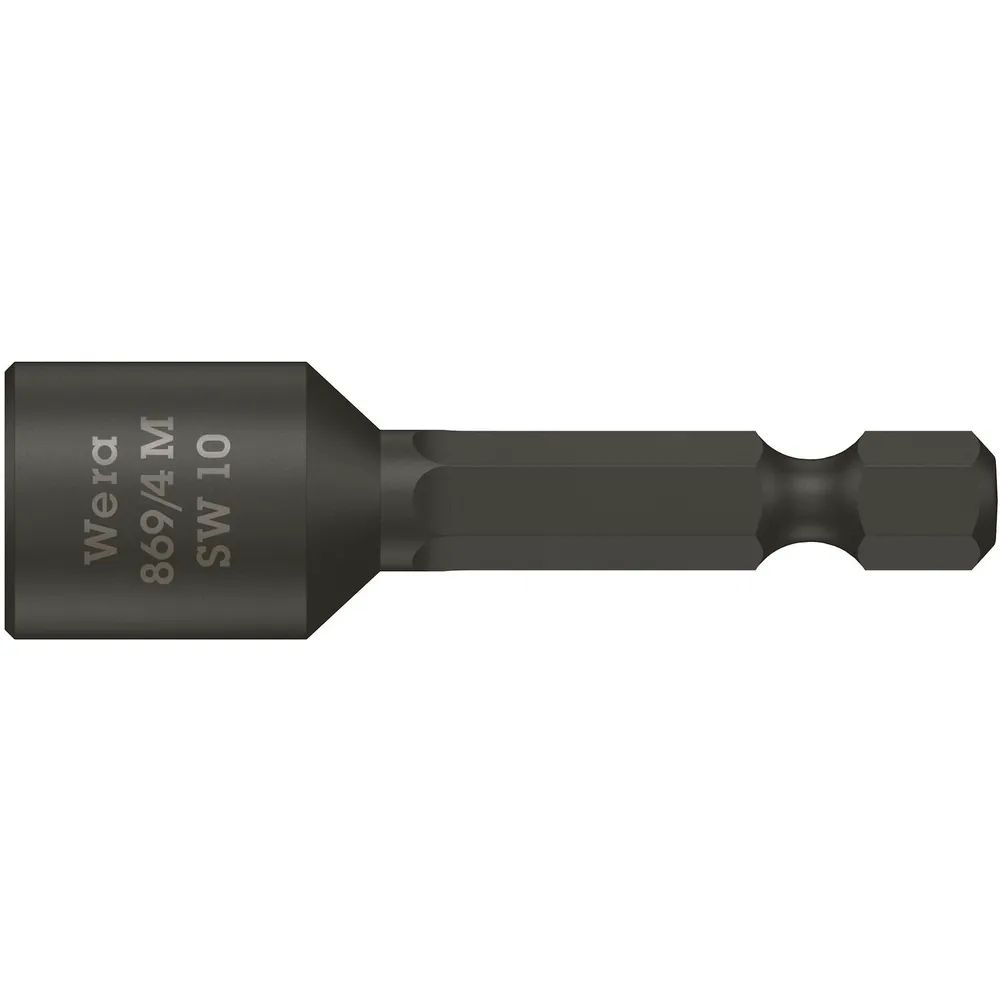 WERA Steckschlüssel – Einsatz 869/4M SB m. Magnet 1/4sechskant 3/8/50mm