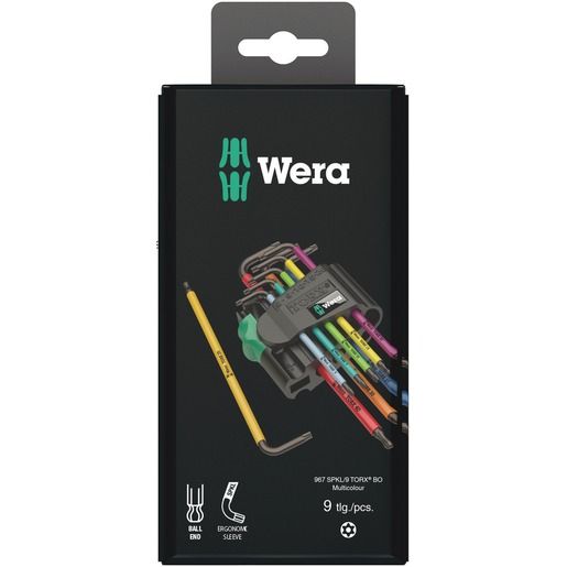 Wera 967/9 TX BO MULITICOLOUR 1 SB / WERA WINKELSCHLÜSSELSATZ 05073599001