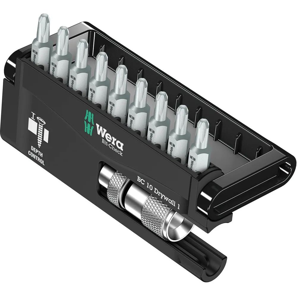 WERA Bit – Check 10 Trockenbau Phillips + Abstandhalter 10 – tlg.