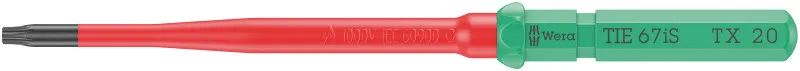 WERA Kraftform Kompakt VDE 67 iS TORX® Take it easy, TX 20 x 157 mm 05006541001