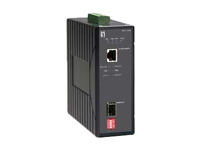 LevelOne IEC – 2000 – Medienkonverter – GigE – 10Base – T, 1000Base – LX, 1000Base – SX, 100Base – TX, 1000Base – T – RJ – 45 / SFP (mini – GBIC)