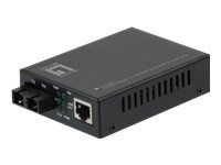 LevelOne GVT – 2001 – Medienkonverter – GigE – 10Base – T, 1000Base – SX, 100Base – TX, 1000Base – T