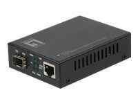 LevelOne GVT – 2000 – Medienkonverter – GigE – 10Base – T, 100Base – TX, 1000Base – T, 1000Base – X – RJ – 45 / SFP (mini – GBIC)