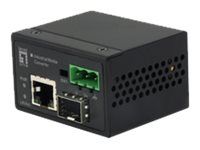 LevelOne IEC – 4000 – Medienkonverter – 100Mb LAN – 10Base – T, 100Base – TX, 100Base – X – RJ – 45 / SFP (mini – GBIC)