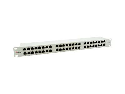 4015867207468-1 Equip Pro – Patch Panel – Rack montierbar – CAT 6 – STP – RJ – 45 X 48 – Hellgrau – 1U – 48.3 cm (19")