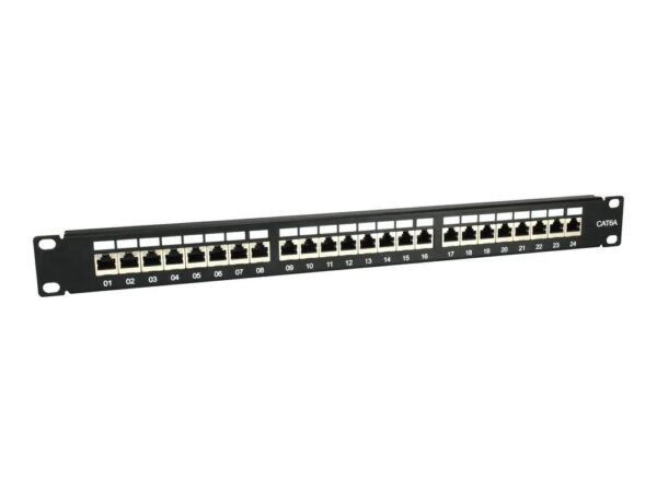 4015867207642-1 Equip Pro – Patch Panel – CAT 6a – RJ – 45 X 24 – Schwarz – 1U – 48.3 cm (19")