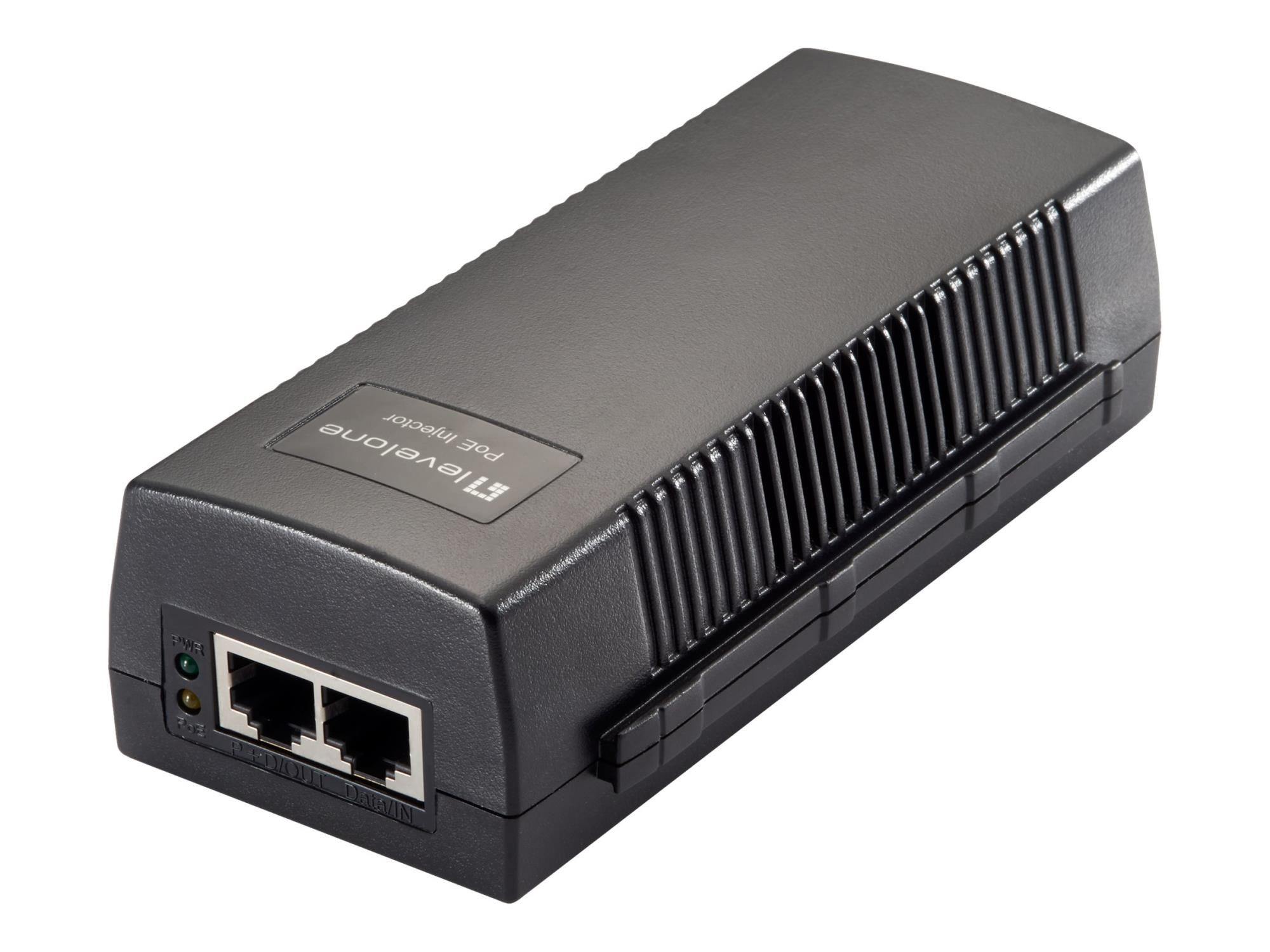 LevelOne POI – 3010 – Power Injector + PoE – Splitter