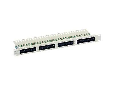 Equip ISDN So Patch Panel – Patch Panel – CAT 3 – Schwarz – 1U – 48.3 cm (19″)