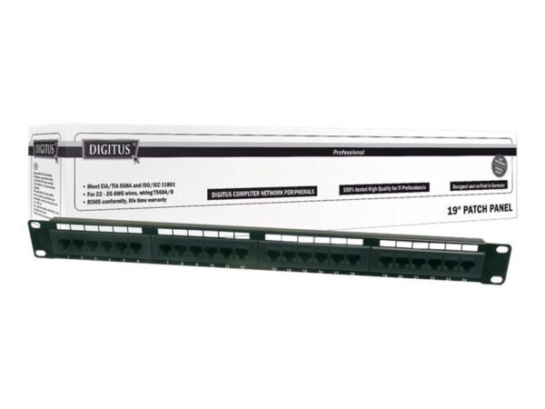 DIGITUS CAT 6, klasse E Patch Panel