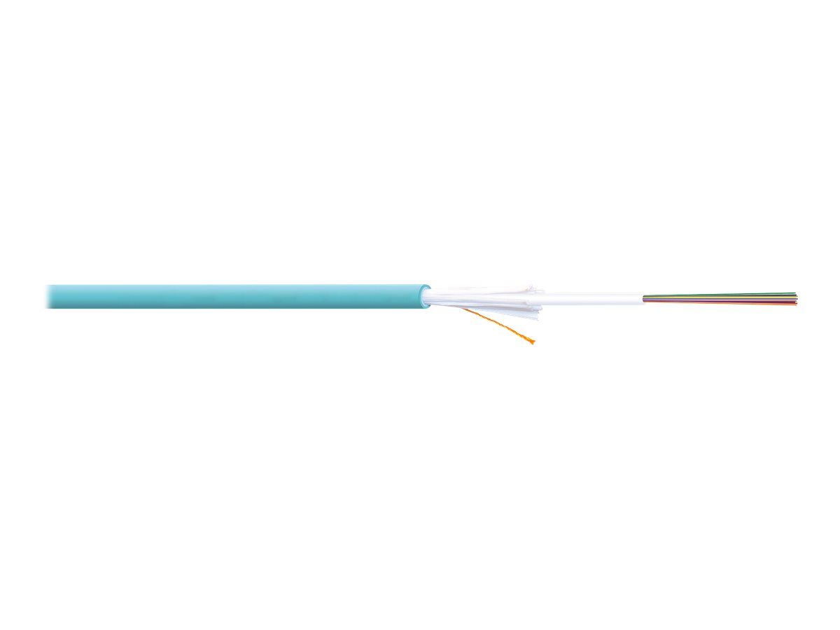 DIGITUS Verlegekabel Innen/Außen A/I – DQ (ZN) BH 50/125 µ OM2, 4 Fasern, BauPVO Dca, LSZH