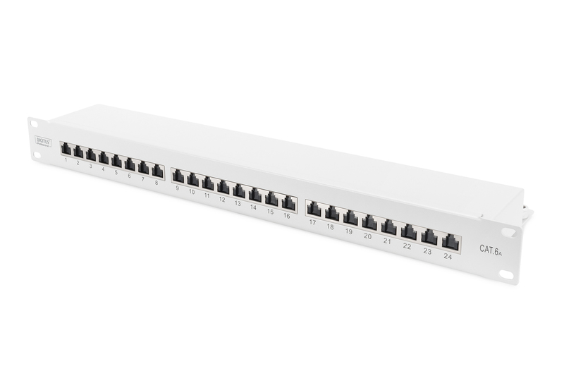 DIGITUS CAT 6A, klasse EA Patch Panel, geschirmt Patch Panel, geschirmt