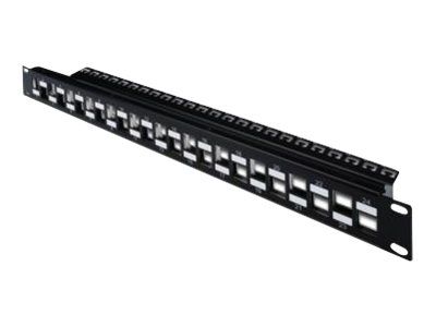 DIGITUS Modulares Patch Panel, 24 – Port, abgestuft