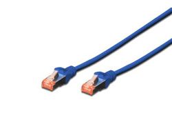 DIGITUS CAT 6 S/FTP Patchkabel CAT6 50cm blau