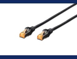 DIGITUS CAT 6 S/FTP Patchkabel CAT6 50cm schwarz