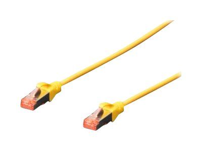 4016032321613-1 DIGITUS CAT 6 S/FTP Patchkabel CAT6 50cm gelb