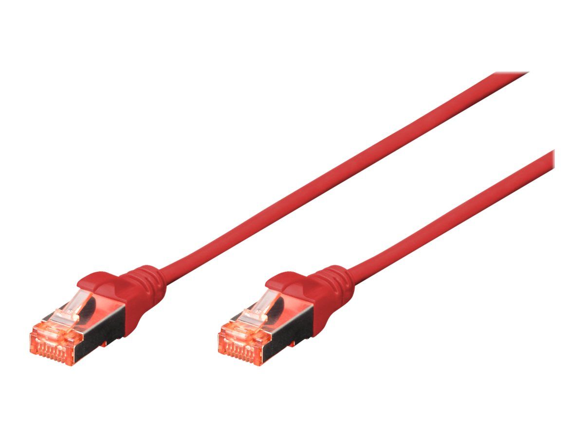 DIGITUS CAT 6 S/FTP Patchkabel CAT6 1m rot
