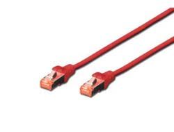 4016032321910-1 DIGITUS CAT 6 S/FTP Patchkabel CAT6 3m rot